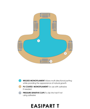 Load image into Gallery viewer, easiPart T Human Hair 12" - Jon Renau Topper