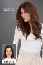 Load image into Gallery viewer, easiPart T Human Hair 18" - Jon Renau Topper