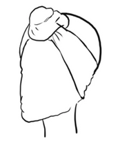 Load image into Gallery viewer, Adults Organic Pre Stitched Knotted Headband | Eadiechops for Peluka Couture