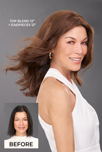 Load image into Gallery viewer, Top Blend Human Hair 12" - Jon Renau Topper