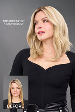 Load image into Gallery viewer, Top Comfort Human Hair 12" - Jon Renau Topper