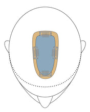 Load image into Gallery viewer, easiPart French HH 18" in Natural Dark Brown 4RN- Jon Renau Topper