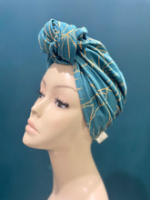 Load image into Gallery viewer, Adults Organic Turban with Jumbo Knot | Eadiechops for Peluka Couture