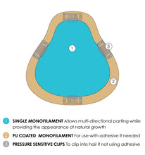 Load image into Gallery viewer, easiPart XL HH 18" - Jon Renau Topper
