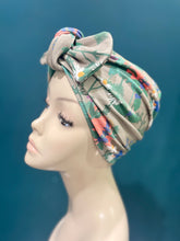 Load image into Gallery viewer, Adults Organic Turban with Oversized Bow | Eadiechops for Peluka Couture
