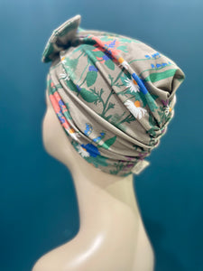Adults Organic Turban with Oversized Bow | Eadiechops for Peluka Couture