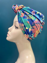 Load image into Gallery viewer, Adult SPF 50 Swim Turban with Knot | Eadiechops for Peluka Couture
