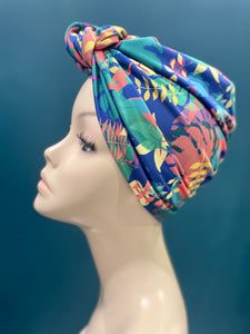 Adult SPF 50 Swim Turban with Knot | Eadiechops for Peluka Couture