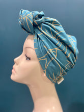 Load image into Gallery viewer, Adults Organic Turban with Jumbo Knot | Eadiechops for Peluka Couture
